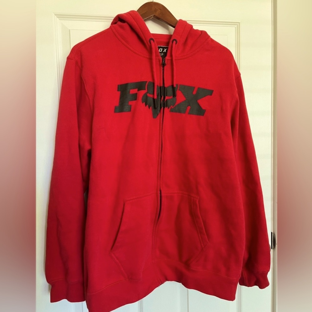Fox Racing ZIP-Up Hooded Sweatshirt Men’s Large
